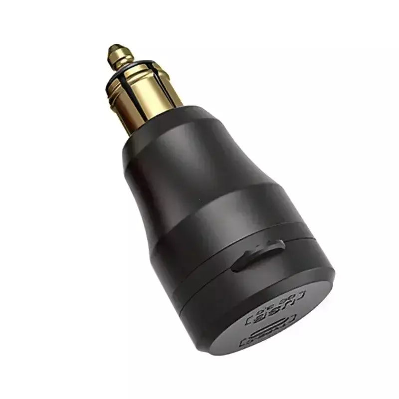 Carregador à prova d'água para motocicleta 30w qc3.0 usb tipo c pd adaptador de alimentação hella din tomada carregador rápido para bmw ducati triumph