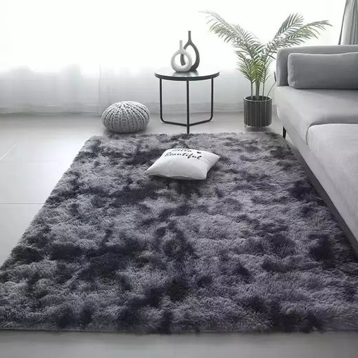 VIKAMA-Tapetes de lã de seda, tapetes de pelúcia, tapete fofo, tapete grosso, piso antiderrapante, tapetes grandes macios e sólidos, 40x60cm, 1 peça