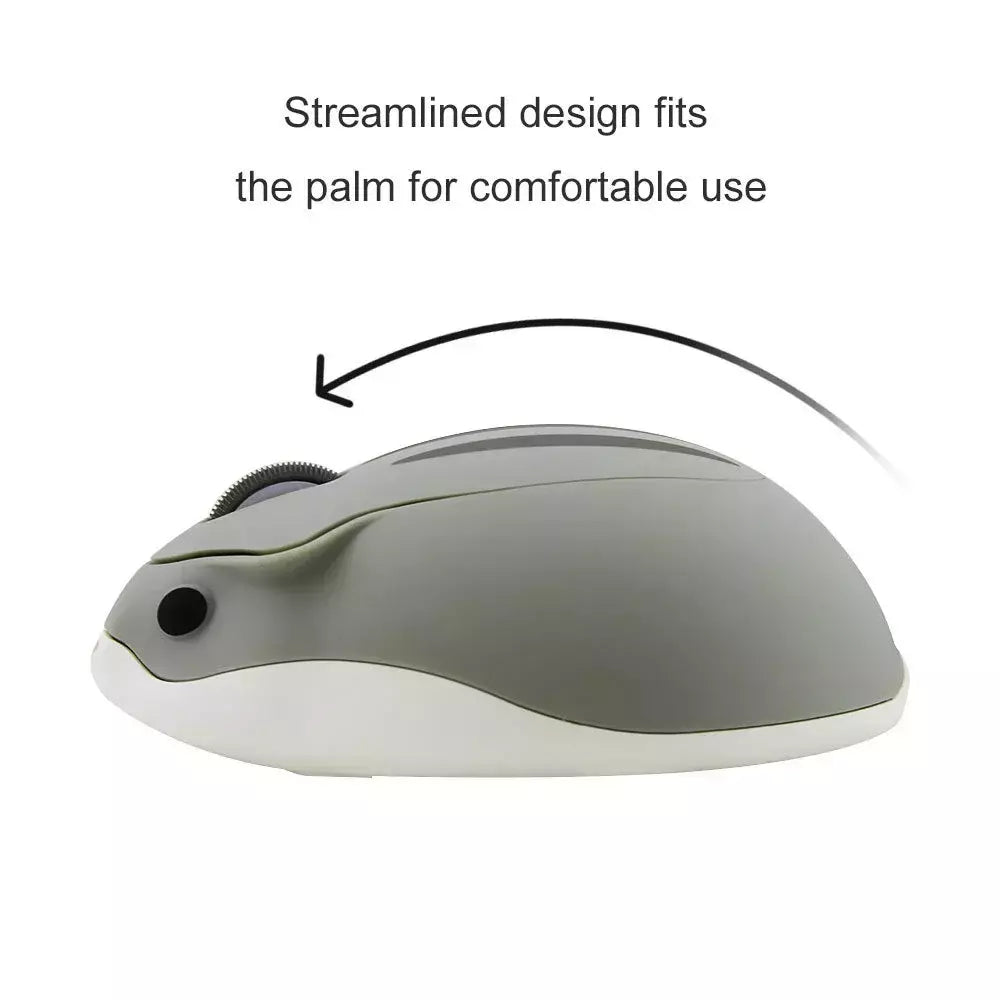 Cute Wireless Hamster Projetado Mouse, 2.4G, Criativo Ergonômico, USB Optical, 1200 DPI, Mini Ratos, Presentes para Crianças, PC, Laptop