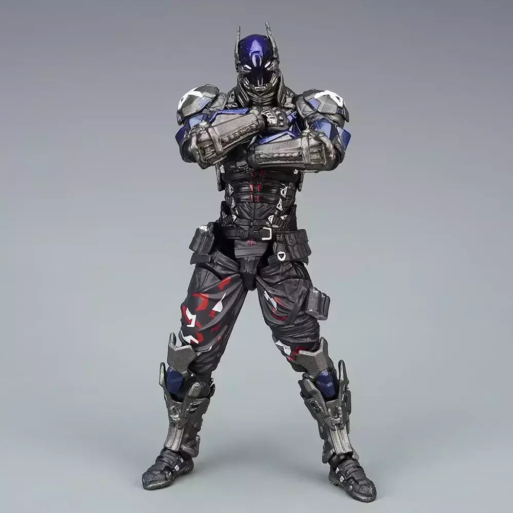 Yamaguchi-Batman Action Figure, Brinquedos em PVC, Modelo Arkham Knight, Articulações Móveis, Conjunto de Presentes, 17cm, 024, 2023