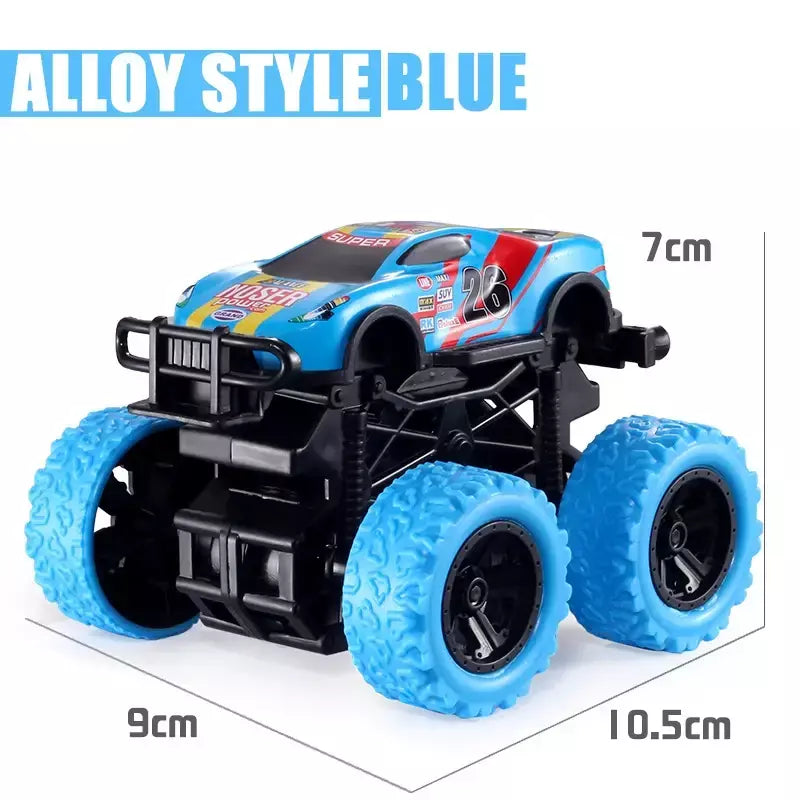 Puxar para trás carro de brinquedo rotação inercial carro de quatro rodas motriz veículo fora de estrada suv carro de corrida de energia brinquedo das crianças cargift
