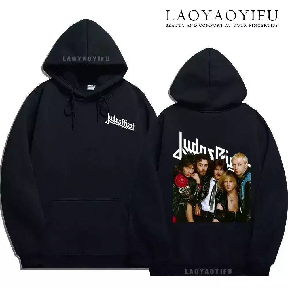 Moletom unissex Hard Rock Punk Metal Band, moletom Judas Priest Painkiller, masculino e feminino, manga comprida, Hot Compress, moda