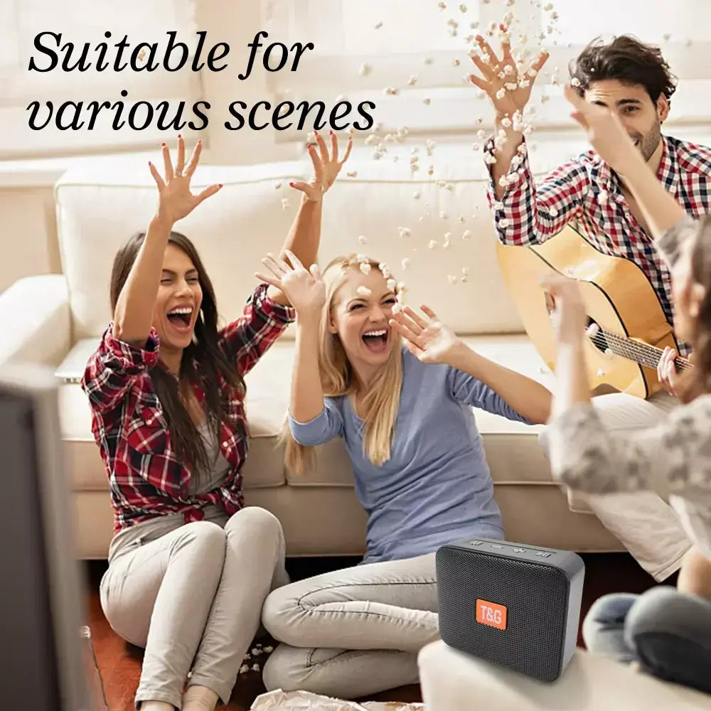 T & g tg166 portátil bluetooth alto-falante sem fio coluna de graves boombox bt usb tf aux play alto-falante ao ar livre para telefone inteligente tablet