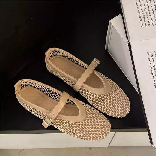 Sandálias femininas MS Hollow, sapatos de praia rasos, sapatilhas retros, sapatilhas femininas, conforto, verão, marcas de luxo, novas