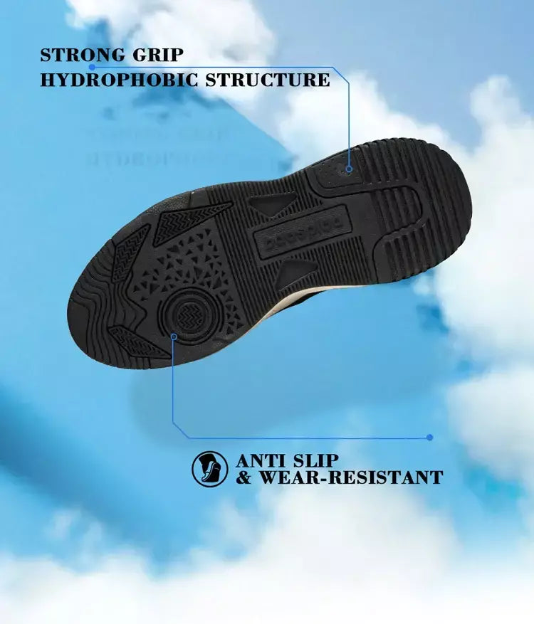 Baasploa inverno homens tênis de couro moda casual à prova dwaterproof água sapatos esportivos para homem de pelúcia quente masculino tênis antiderrapante ao ar livre