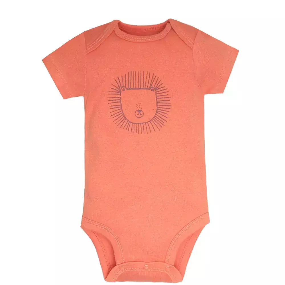 Baby Boy e Girl's Summer Macacões, Bodysuit Toddler, 100% Algodão, Conjunto de Roupas Recém-nascidas, Macacão Infantil, 6-24 Meses, 5Pcs por Lote