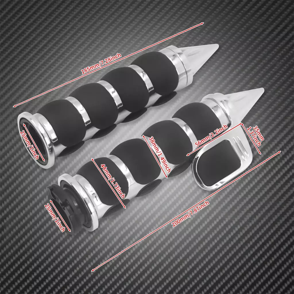 1 "apertos de mão da motocicleta 25mm guiador barra para harley touring flhr softail fat boy sportster xl 883 1200 dyna para honda