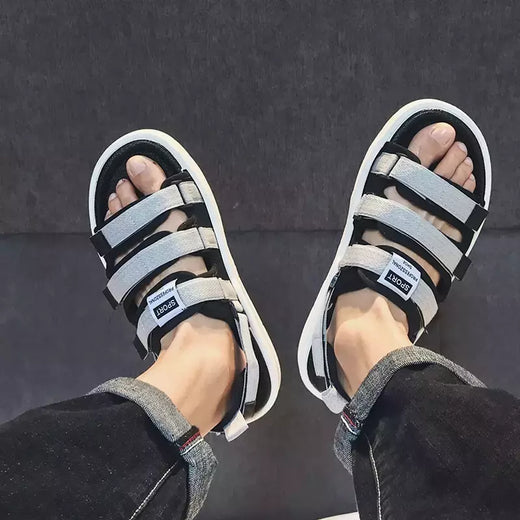 Chinelos impermeáveis antiderrapantes masculinos, sandálias de sola macia, sapatos pernalta, chinelos de praia, verão, novo, 2022