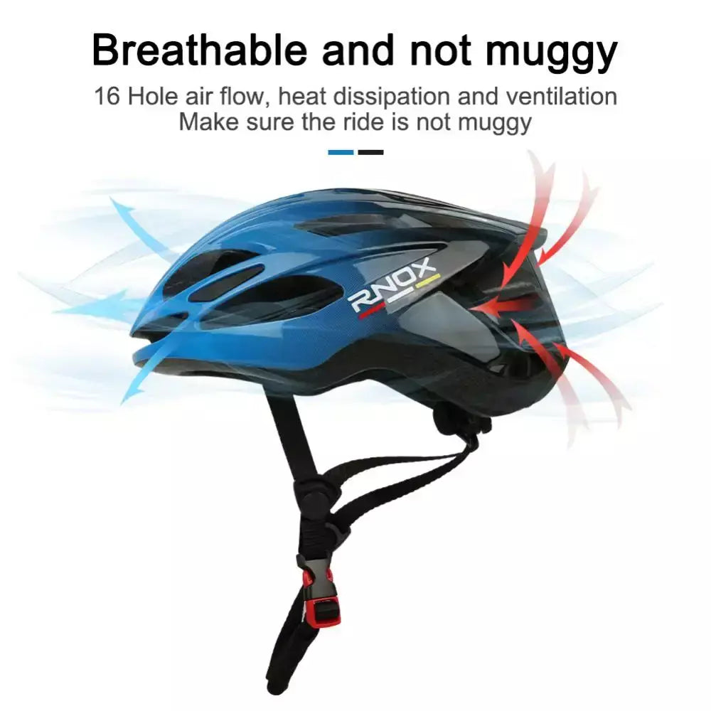 Rnox 2025 novo capacete de ciclismo ultraleve, boné de segurança para bicicleta, para mulheres e homens, equipamentos de corrida, capacetes mtb