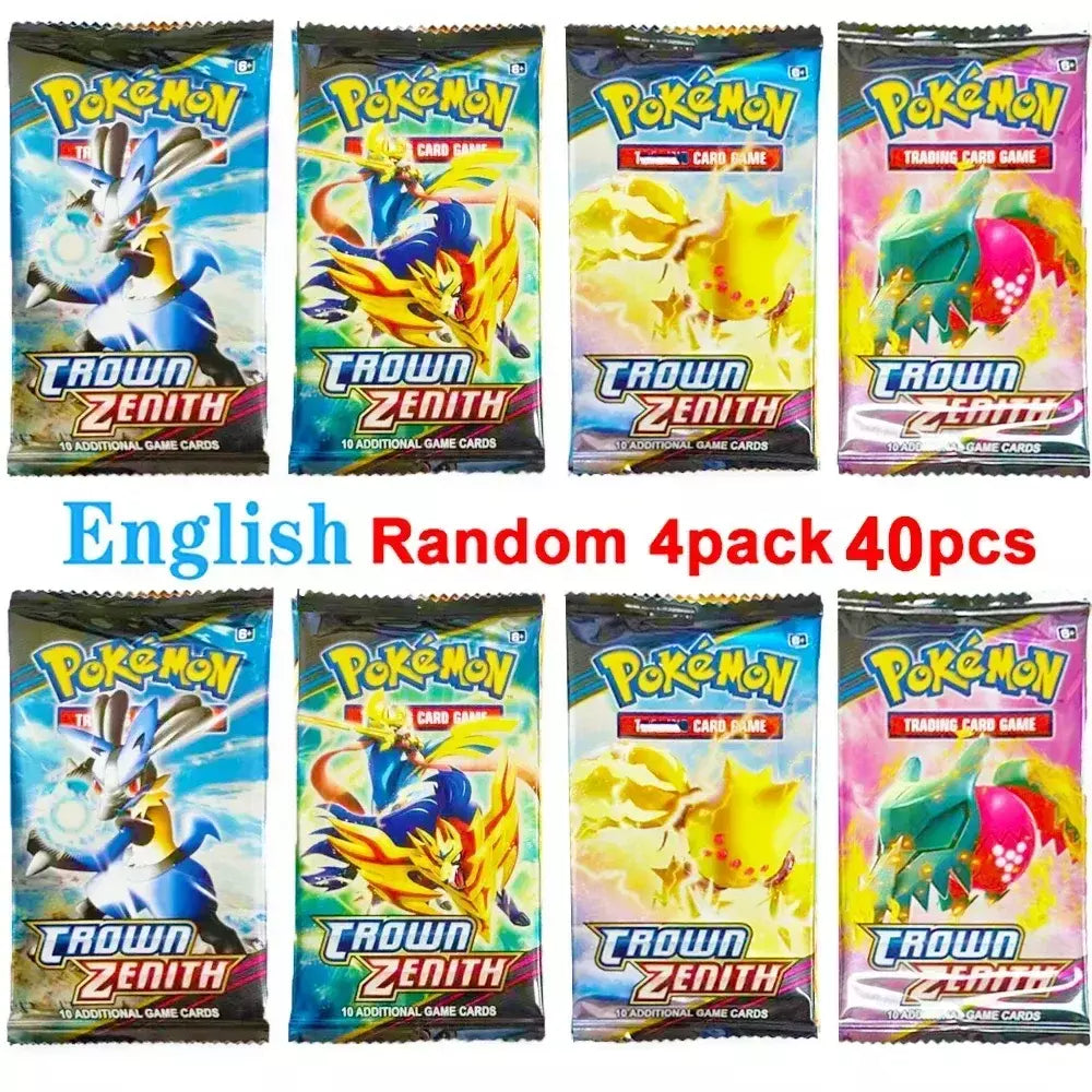 Novo 36/40 pçs caixa pokemon cartão escarlate & violeta evoluções prismáticas inglês impulsionador batalha carte negociação cartões de coleção presentes