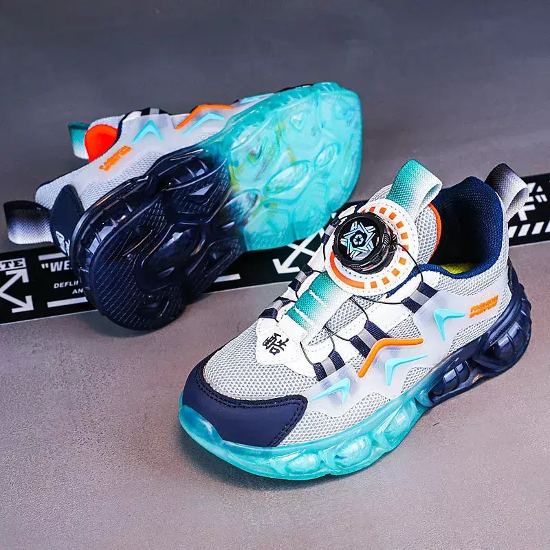 Crianças tênis casuais malha respirável sapatos de caminhada plana moda 2024 na moda meninas tênis crianças sapatos esportivos para menino