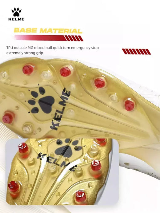 Kelme-Calçados Masculinos de Futebol Grama Artificial, Sapatos de Futebol Mg, Treinamento Profissional de Competição, Sapatos Esportivos para Adultos