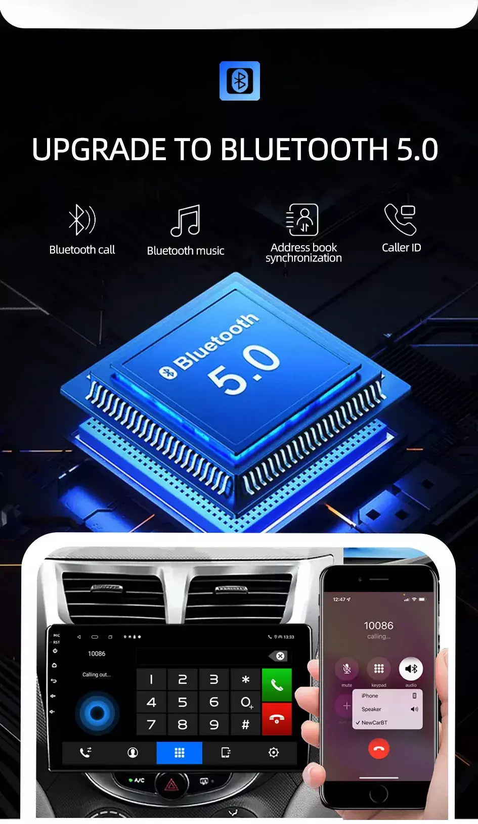 Android 13 2 din rádio do carro carpla auto 7 9 10 13.1 Polegada universal wifi gps áudio reprodutor multimídia para nissan toyota kia honda