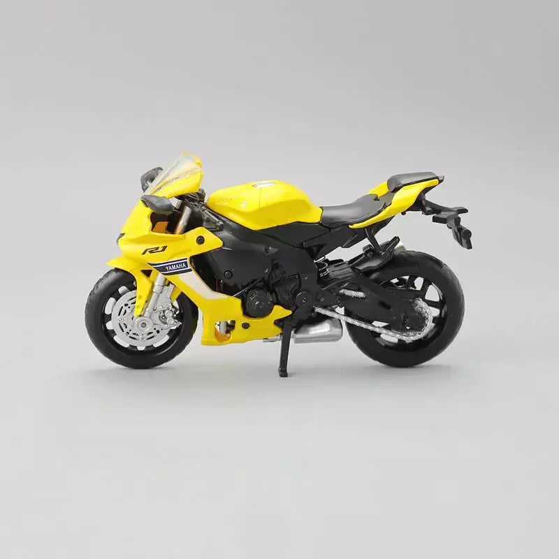 Motocicleta liga e plástico modelo brinquedo, Caipo GSX-R1000 YZF-R1 Vespa 200, 1:18