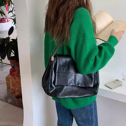 Pu Bolsa de Ombro de Couro para Mulheres, Messenger Bags, Crossbody Bag, Grande Capacidade, Alta Qualidade, Luxo, Designer, Senhoras, Feminino, Moda, Novo