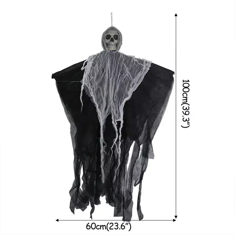 Pendurado Ghost Pendant Bar Casa Assombrada, Halloween Decoração Ao Ar Livre, Gaze, Fantasma Scene Layout Props, Quarto Secreto