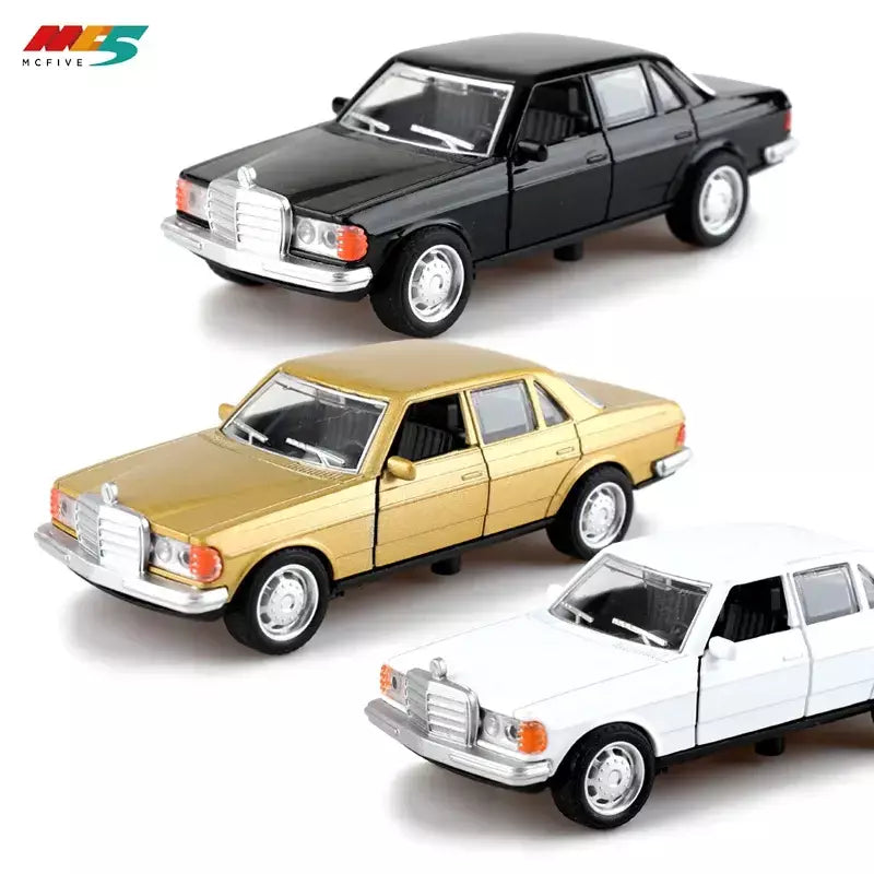 (Ensacado) 1:36 clássico classe S, modelo de carro de liga, veículo off-road simulado, carro de liga infantil, modelo de brinquedo de menino, ornamento de carro