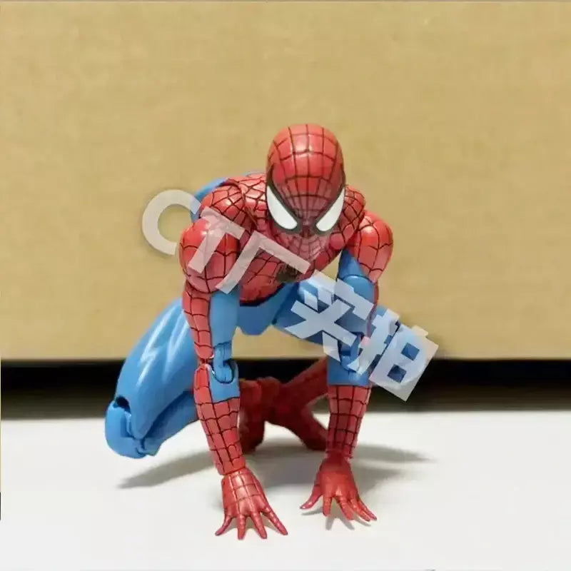 Ct brinquedos homem aranha mafex 185 clássico traje anime figura ver milhas morales 2099 homem-aranha figura de ação estatueta brinquedos crianças presente