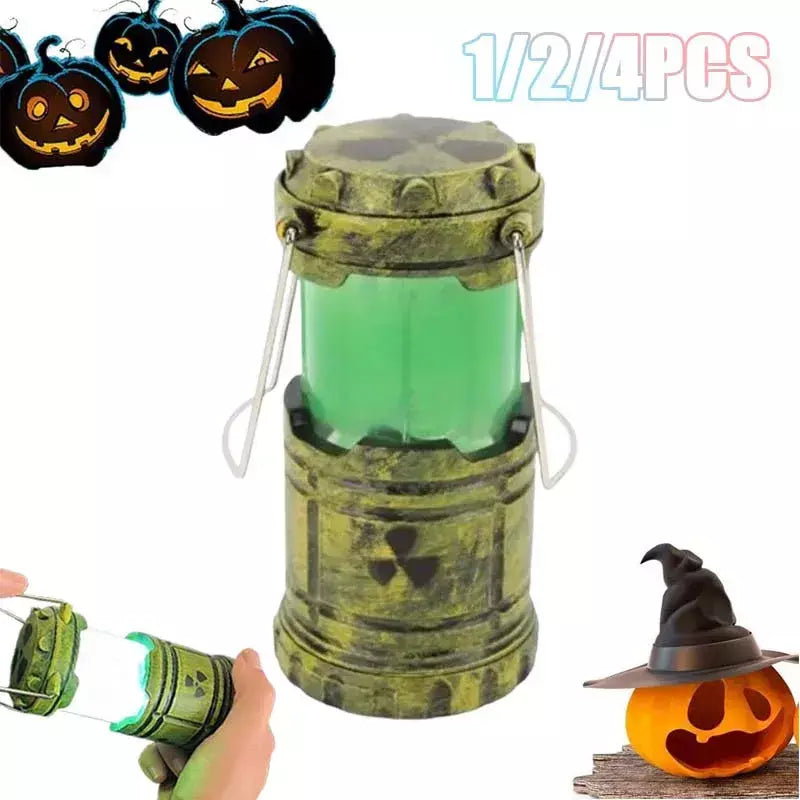 Mini reator nuclear luz noturna para presente de halloween lâmpada novidade para casal peculiar decoração do quarto lanterna brilhante festa prop
