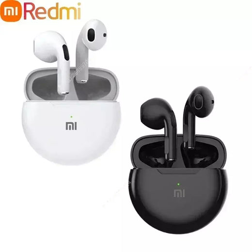 Xiaomi redmi pro6 fones de ouvido tws sem fio bluetooth controle toque alta fidelidade som esporte música com microfone