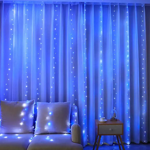 LED String Lights Curtain Light, Fairy Lights, Jardim, guirlanda, decoração do casamento, presente de Natal, novo, 2023