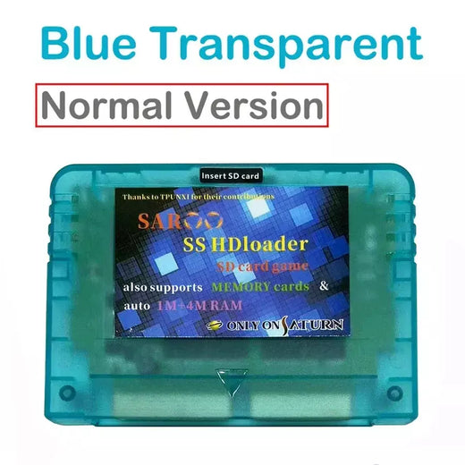 Nova versão 0.7 SAROO HDLoader Cartucho FastReading Game Reader, suporte para cartão menorial SD TF, plug & play para console SS Saturn