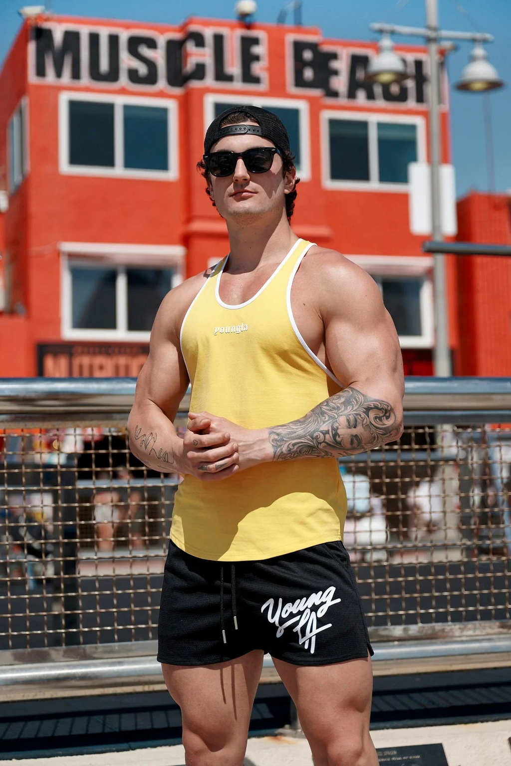 Calções de Fitness Masculino Estilo Americano, Corrida, Calça de Praia de Treino, Basquete, Esportes Ginásio, Fitness, Marcas