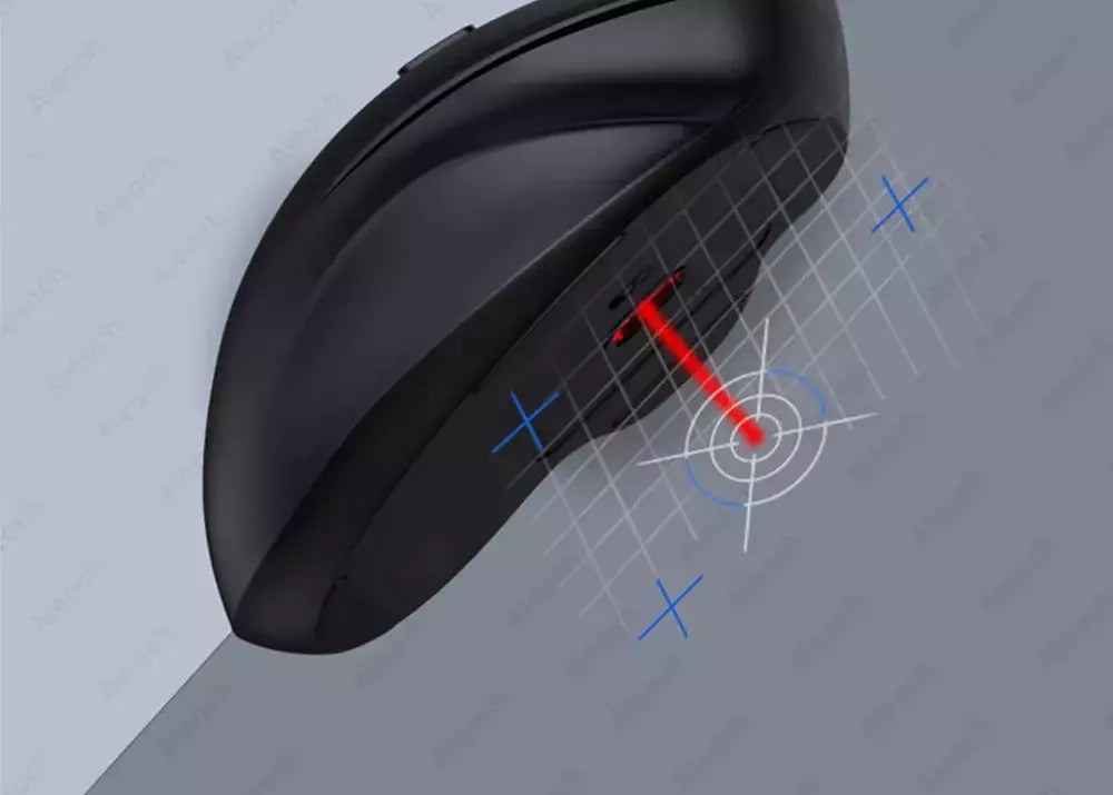 Dual Mode Mouse de Computador Sem Fio, 1600 DPI, Recarregável, Ergonômico, Bluetooth, Laptop, Notebook, iPad, Tablet, Mac, Chromebook