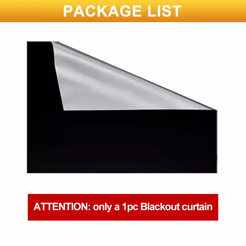 Cortina de blecaute removível para viagens 100% blecaute, Película para janela portátil mais escura, pano DIY temporário, sem broca