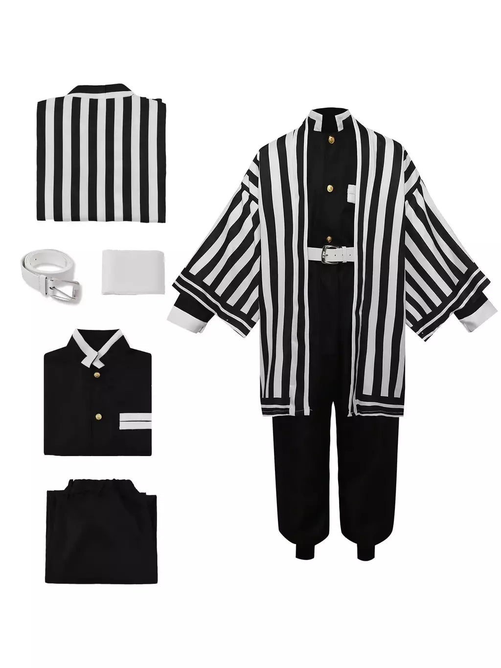 Cosplay traje demônio slayer cosplay tanjiro nezuko cosplay crianças shinobu traje anime dos desenhos animados traje de halloween presentes de natal