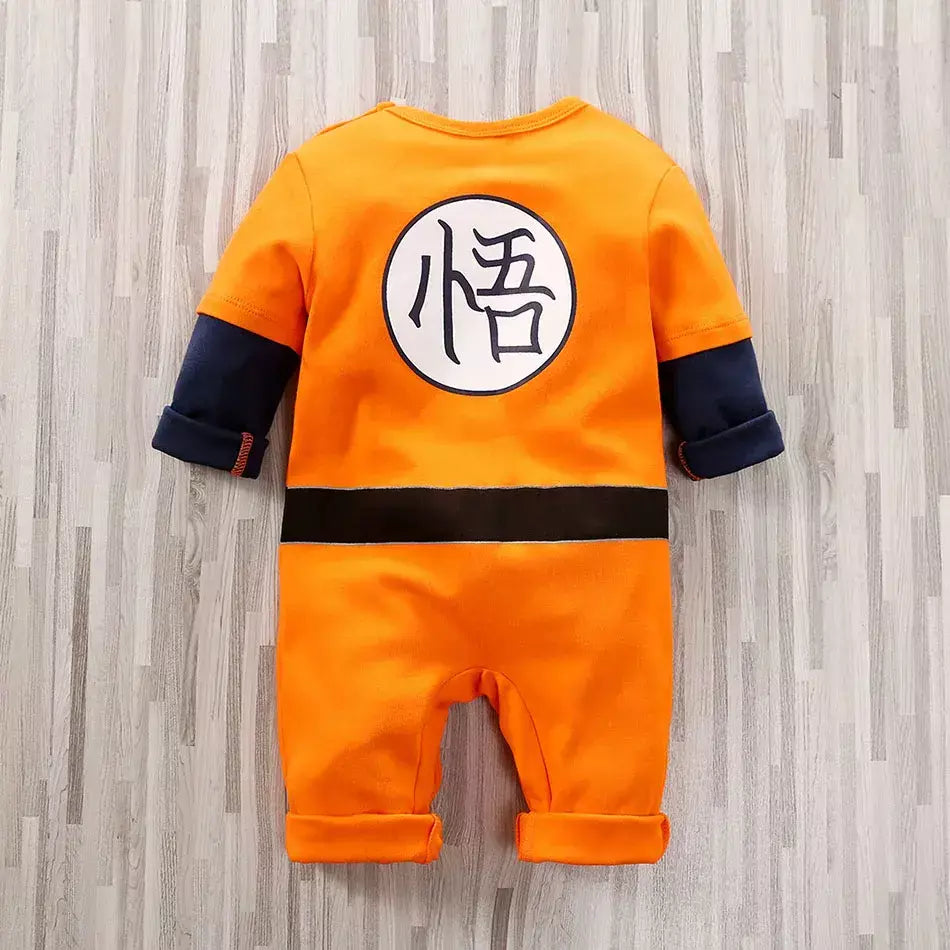 Bebê anime roupas vegeta macacão recém-nascido kuririn roshi roupa de treinamento infantil crianças halloween dos desenhos animados cosplay traje macacão