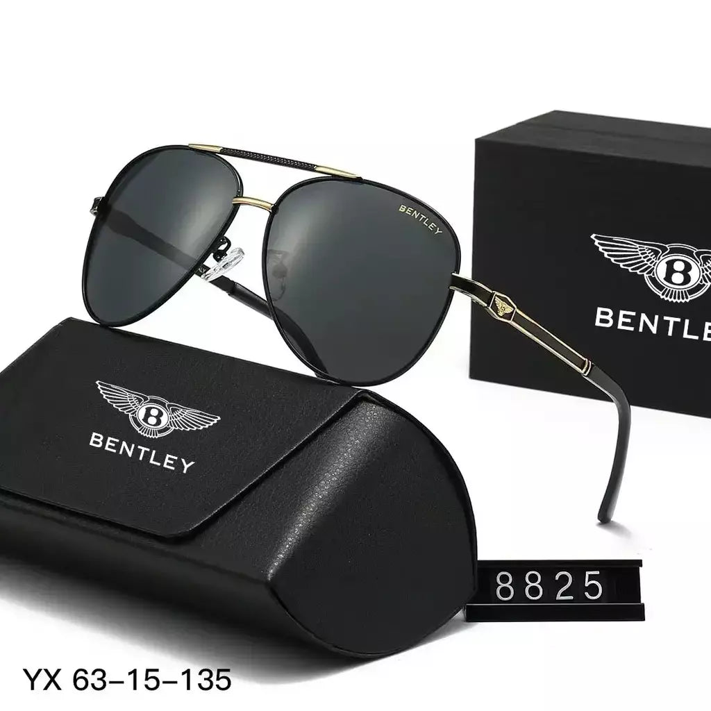 Carro high end homens e mulheres óculos de sol proteção para bentley muller continental gt bentayga voando durling spurlogo