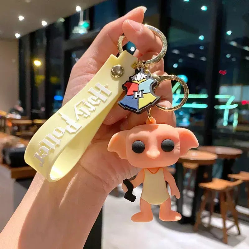 Harried potter chaveiros hermione ron voldemort boneca chaveiro filme periféricos bonito chaves do carro chaveiro brinquedos para casais crianças