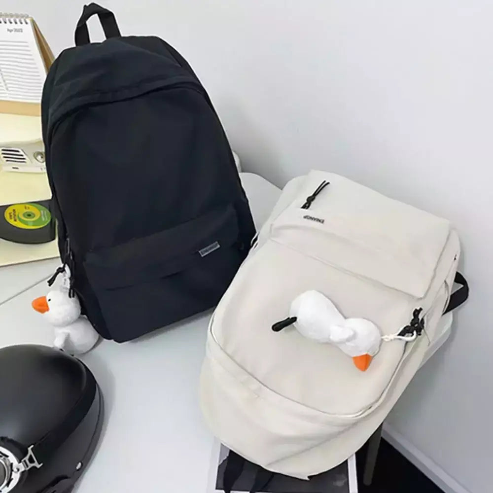 Mochila de nylon impermeável para adolescentes, mochila escolar para meninos e meninas, mochila de viagem, grande capacidade, moda criativa, estudantes