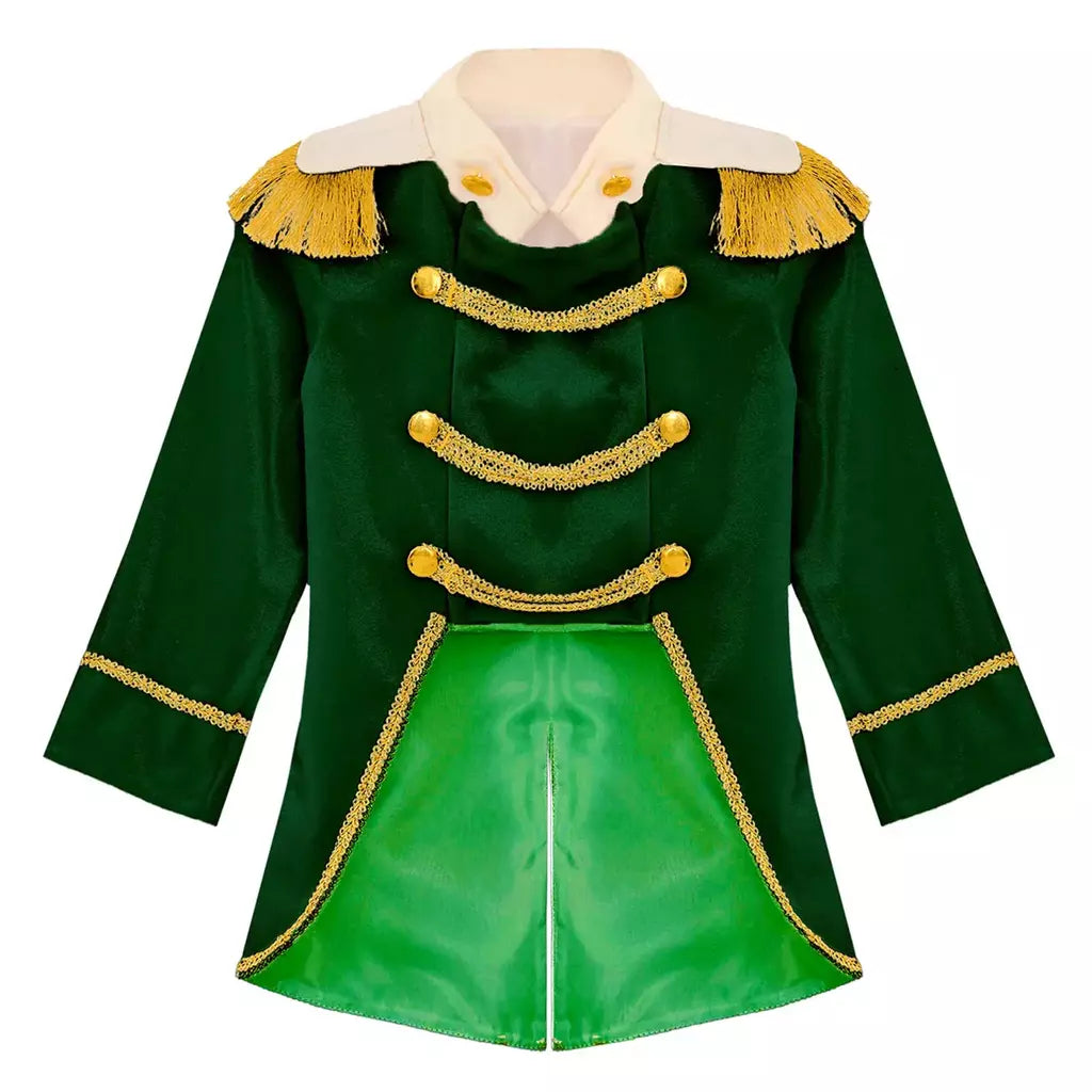 Meninos príncipe cosplay traje manga longa franja de ouro trança veludo smoking tailcoat tribunal real cosplay jaqueta vestir-se