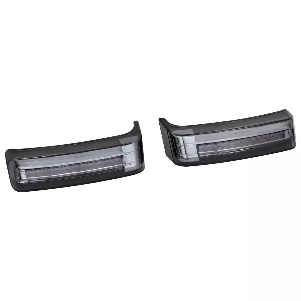 Alforje led para motocicleta, lâmpada de giro, luzes de freio para harley touring road king 97-2022 electra street glide cvo limitado
