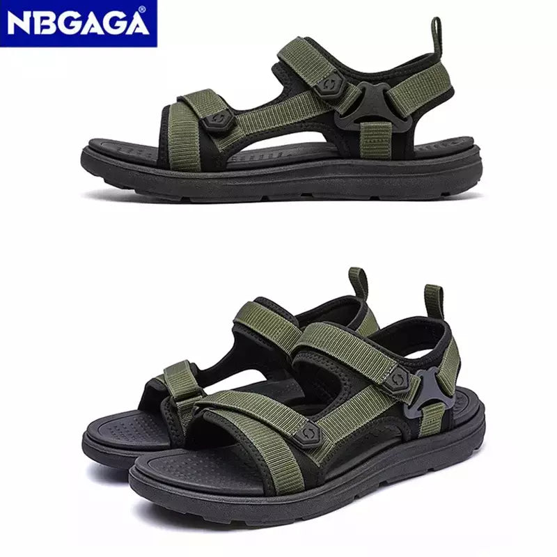 Sandálias leves masculinas, lazer, praia, férias, sapatos ao ar livre, confortável, casual, moda, novo, verão