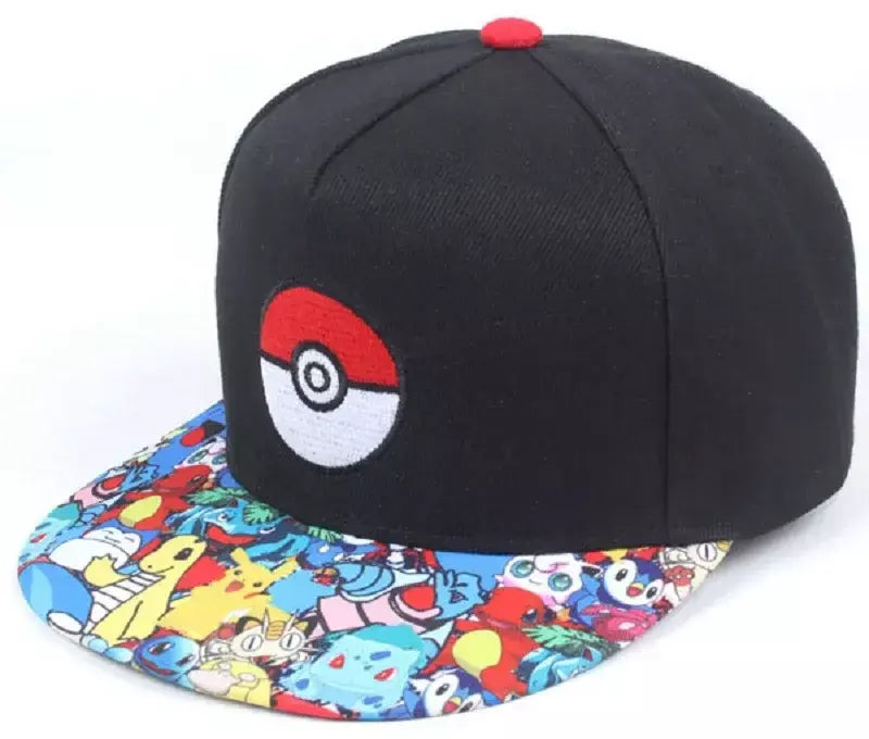Anime figura pokemon boné de beisebol pikachu chapéu ajustável pokemon cosplay hip hop dos desenhos animados chapéus adultos menino menina crianças presentes aniversário