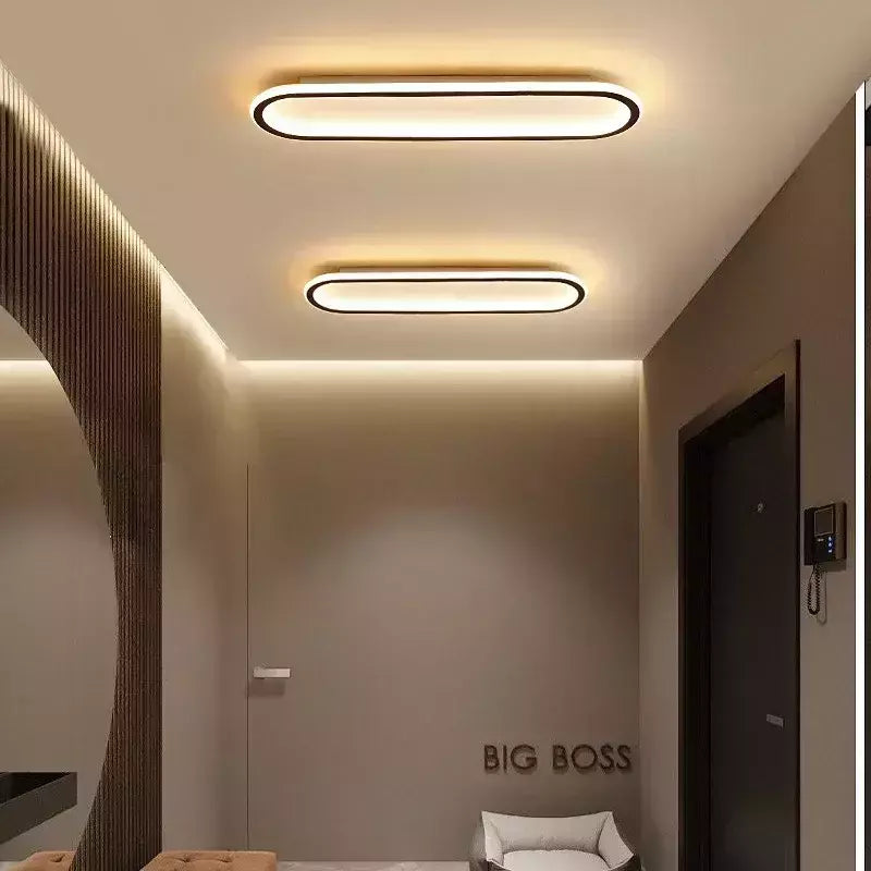 Modern Nordic LED teto lustre, Luzes de teto simples, Sala de estar, Sala de jan