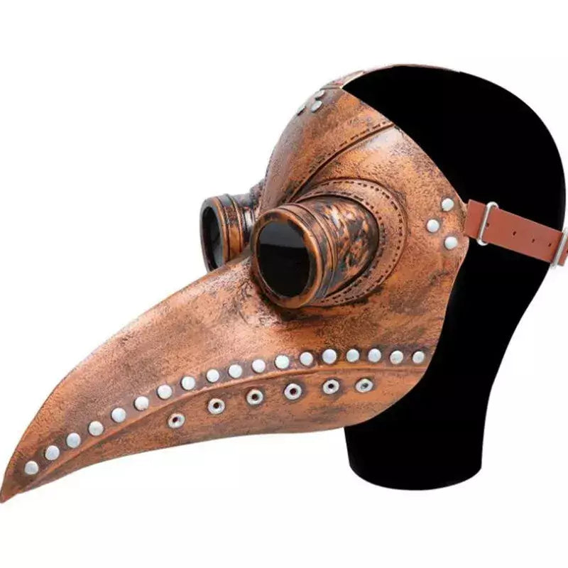 Halloween preto borracha praga médico máscara nariz longo pássaro beek steampunk gás látex máscara facial cosplay prop para crianças e adultos