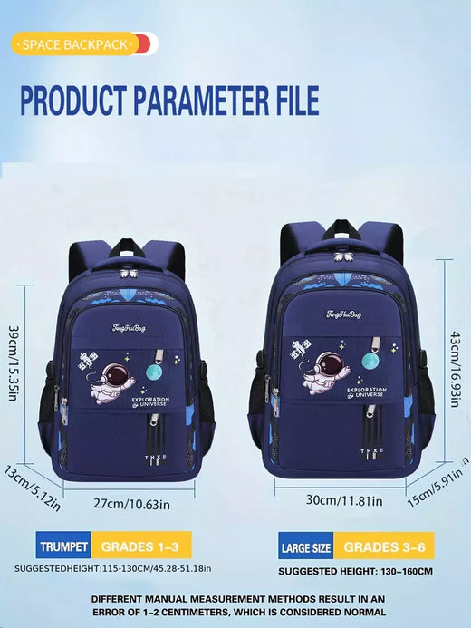 Bolsa Escolar para Estudantes do Ensino Fundamental, Bolsa de Ombro Infantil, Meninos Um, 2, 3, 4, 5, 6 Anos, 12 Anos, Novo