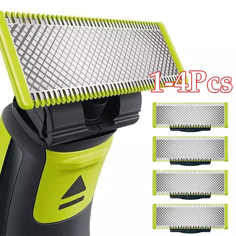 Cortador de lâmina de barbear de substituição, Lâminas sobressalentes para Philips OneBlade, QP2520, QP2523, QP2630, QP6510, 1 Pc, 2 Pcs, 3 Pcs, 4Pcs