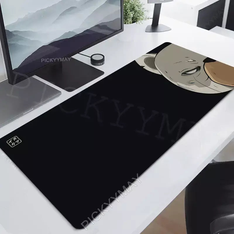 Grande mousepads para jogos preto mouse pad computador gamer mousepad gato mouse tapete 90x40cm almofadas de mesa para teclado de pc tapetes de mesa