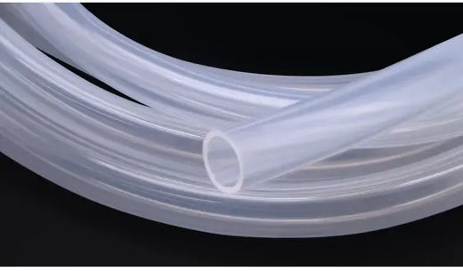 Mangueira de borracha de silicone de grau alimentício, 1m, diâmetro transparente 0.5 1 2 4 5 6 7 8 9 10 11 12 14 16mm, tubo de silicone flexível