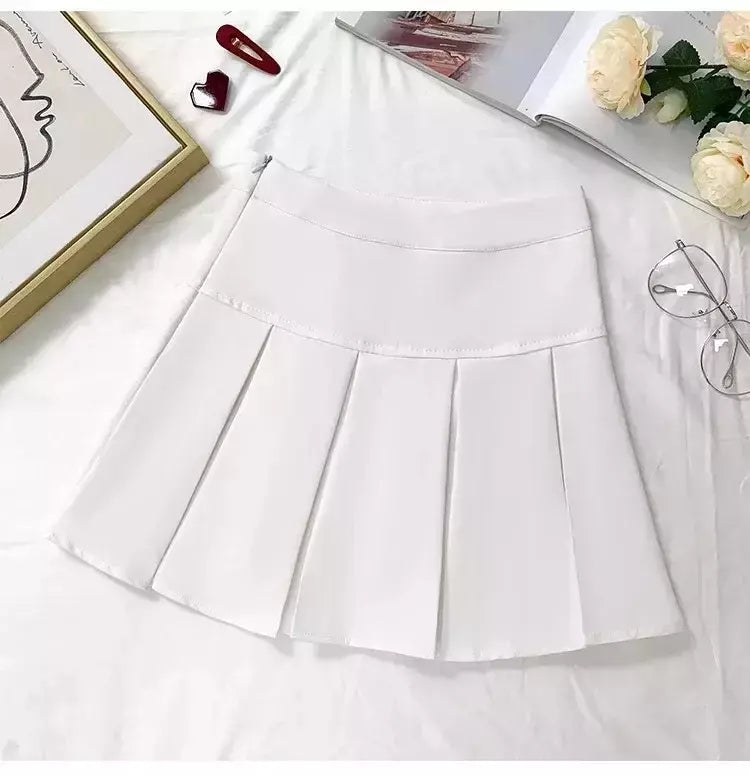 Mini vestido de cintura alta feminino, Cinza, Emagrecimento, Versátil, Anti-Exposição, Saia Linha A, Design, Sentido, Primavera, Outono, Novo, 2022