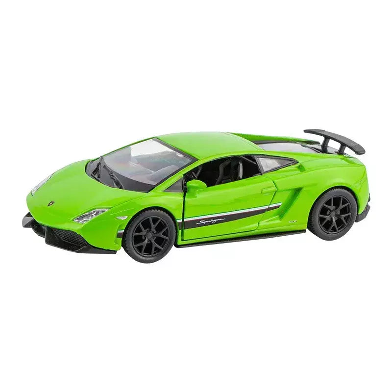 1/36 lamborghini super esporte modelo de carro de brinquedo para crianças rmz city diecast metal miniatura puxar para trás coleção presente criança meninos