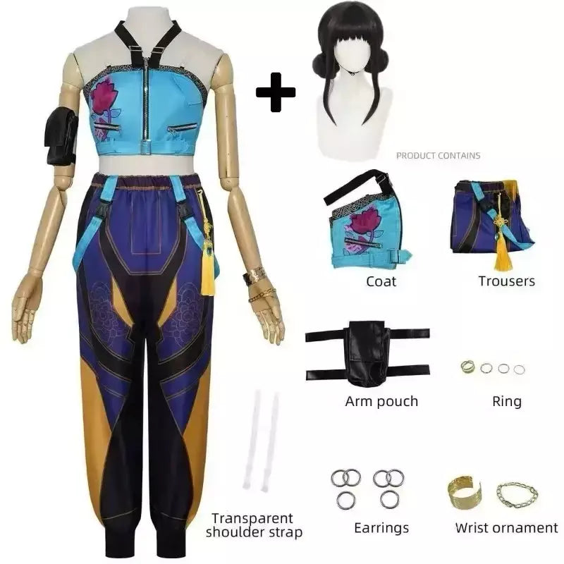 Rumi mira zoey cosplay kpop cosplay traje peruca 2026 uniforme feminino meninas festa de halloween role play roupas para adulto criança