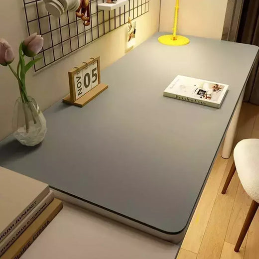 Toalha De Mesa De Couro Doméstico, Fácil De Limpar, Protetor De Mesa, Bandeja De Chá Impermeável, Mesa Grande, Teclado De Jogador E Mouse Polímero