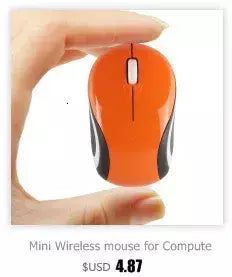 Cute Wireless Hamster Projetado Mouse, 2.4G, Criativo Ergonômico, USB Optical, 1200 DPI, Mini Ratos, Presentes para Crianças, PC, Laptop