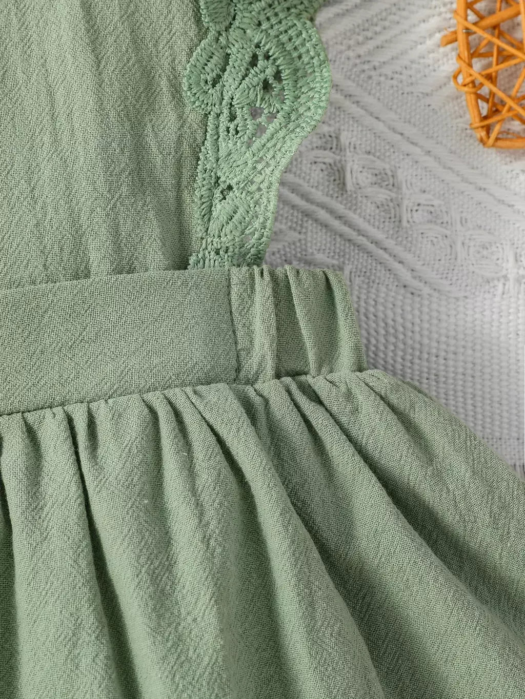 Bebê meninas verão sólido sem mangas 100% algodão gola quadrada vestido infantil de férias macio